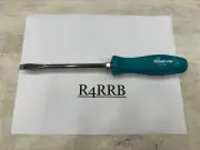 Snap-on Tools USA NEW RARE TEAL Hard Handle 5/16" Flat Head Screwdriver SDD6ATL