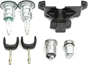 Complete Lock Set Door Lock Ignition Lock Cylinder Set 4874508 6C1AV22050XB for Ford Transit MK7 2006-2011-N23R Ignition Lock Starter Switch
