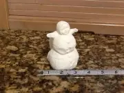 Snow baby on a snow man ceramic bisque ready to paint u paint department56 like