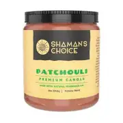 Shamans Choice Wood Wick Candle 8oz Patchouli