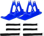 Snow Cycling Balanced Sled - Kids Scooter Snow Sledge, Portable Cycling Snowboard | Funny Snow Sledge Board, Winter Sledge Board Attachment for Outdoor Adventures, Red/Blue/Orange (35x10x17.5cm)