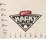 Wham-O Hacky Sack The Original Footbag Vintage Retro 5" Sticker 2w