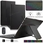 For Samsung Galaxy Tab A8/A9 Plus/S9 FE 9.7-11 Backlit Keyboard Mouse Case Cover