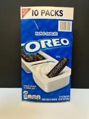 Brand New Nabisco Oreo Handi Snacks Cookie Creme Sticks Dip (10-Packs)