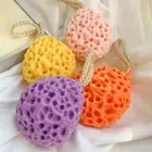 Exfoliating Massage Brush Soft Shower Puff Mini Sponge Bath Ball Bathroom