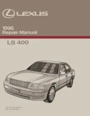 1996 Lexus LS 400 Shop Service Repair Manual Book Engine Drivetrain OEM
