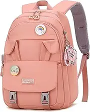 [Makukke] Women's Backpack School Backpack Girls Teenagers Cute Anime Bookbag Women Casual Daypack Anti-Theft Backpacks for University Travel Leisure Work