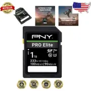 Waterproof 1TB Flash Memory Card, 100MB/s Read, U3 V30 for DSLR & Videography