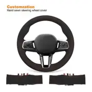 Hand Stitch DIY Alcantara Steering Wheel Cover for BMW X1 U11 2023-2024 / X2 U10