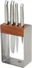 Furi Pro 41346 Clean and Store Stainless Steel Knife Block Set, Silver