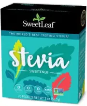 Stevia Packets - Stevia in Packets, Zero Calories, No Sugar, Gluten Free, Keto.