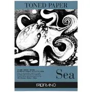 Fabriano A4 Toned Pastel Pad 120GSM 50 Sheets Sea