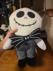 Disney Nightmare Before Christmas Jack Skellington 15" inch Plush Backpack NWT