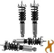 24 Way Adjustable Damper Coilover，Compatible With Mazda MX-5 NA NB Convertible 1.8 1.6L NA8C Coilovers Suspension Shocks Spring Struts