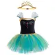 兒童舞蹈公主裙蓬蓬裙禮服女童鋼琴表演服主持人服裝小女孩洋裝 生日服裝