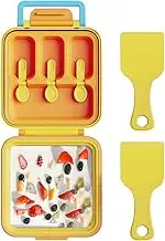 Ice Molds for Popsicles,2 in 1 Reusable Ice Cream Maker | Easy-Release Yogurt Rolls Tray, Multifunctional Dessert Making Tool for Friends Gathering Kids Snacks