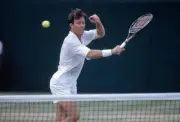 Jeremy Bates of Great Britain at the Wimbledon Lawn Tennis Champio- Old Photo 3
