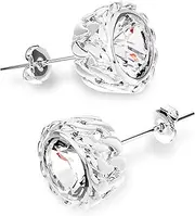 [ketryep] Cuban Earrings for Men Women Colorful Cubic Zirconia Earrings Studs Black Green Red Earrings for Women Mens Earrings Stud Jewelry