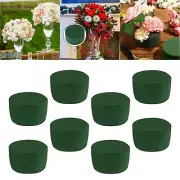 8 Pieces Floral Foam Round Flower Arrangement Foam Block for Aisle