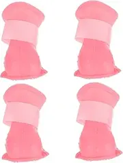 CORHAD 4pcs Dog Rain Boots Slip Puppy Footwear for Outdoor Use Comfortable Tep Material for Rainy Days and Long Walks Present for Pets