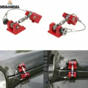 SP For 07-17 JEEP Wrangler 2xRed Hood Catch Lock Bracket Latch Buckle Holder