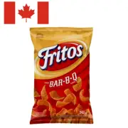 Fritos BAR-B-Q BBQ Corn Chips Large Size 340g x2 Bags Frito Lay Canada Fresh