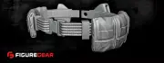 Blade Vampire Hunter custom belt v2 for action figures 4" 6" 7" 12"