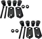 2 PCS Rear Spring Shackle and Bushing Kit Compatible with 1968-1981 Camaro And Firebird Part# MCS1020