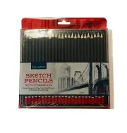Creative Expert Sketch Pencil 24 Count With Storage Metal Tin Drawing Blending