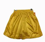 Youth Small Gold Unisex Micro Mesh Basketball Soccer Athletic Shorts NWT