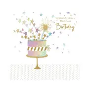 Hammond Gower Wishing You A Magical Birthday Card - 15.5x15.5cm