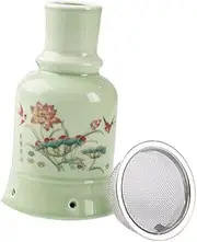 Moxibustion Pot Ceramic Moxa Massage Tool Portable Handheld Box for Body Care Ergonomic Design Heat Insulation Net Moxa Can Scraping Massage Pot