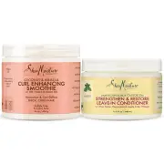 SheaMoisture Curly Hair Care Bundle ??Coconut & Hibiscus Curl Enhancing Smoothie