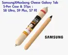Samsung X Maxbong Cheese Galaxy Tab S-Pen Case & 5Tips S8 Ultra, S9 Plus, S7 FE