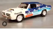 1/64 HO SCALE DECALS- MISS MIGHTY MOPAR PLYMOUTH BARRACUDA