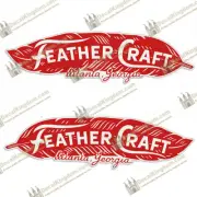 FEATHER CRAFT ATLANTA GEORGIA DECALS (SET OF 2) MARINE GRADE