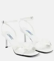 [Prada] Prada Rosette leather sandals AU 4 white