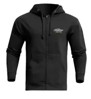 Thor Heritage Mens Zip Up Hoody Black