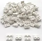 Lego 100 New White Plates Modified 2 x 2 x 2/3 Pieces