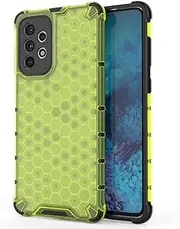 [HWPIVOX] Case for Samsung Galaxy A73 5G, TPU Lining Pattern Phone Case, Four-Corner Airbag Protection and Anti-Fall Protection Phone Cover for Samsung Galaxy A73 5G Green