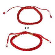 Red Cord String Kabbalah Woven Red Wristbands Friendship