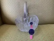 Queen’s Award Lead Crystal Basket By Leonard