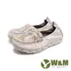 W&M(女)彩色玻璃畫布風氣墊感彈力休閒鞋 女鞋－米白(另有深藍)