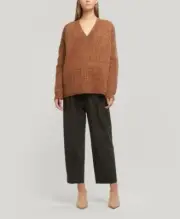 ACNE STUDIOS Keborah Chunky Rib Knit Wool Oversized Sweater SSENSE XS S NWT $540