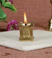 Brass Small Tulsi Kyara Pot 2 Inches, Brass Tulsi Pot, Brass Tulsi Diya