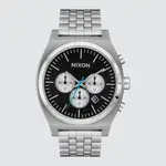 [Nixon] Time Teller Chrono Chrome / Black / Chrome Sunray