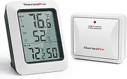 ThermoPro TP60B Digital Hygrometer Indoor Outdoor Thermometer Wireless Temperature and Humidity Gauge Monitor Room Thermometer with 500ft/150m Range Humidity Meter