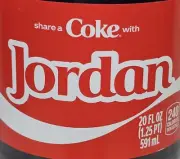 Share a Coke with Jordan 2025 Personalized Gift Coca~Cola Bottle 20oz