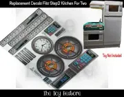 The Toy Restore Replacement Stickers Fits Step2 Play Kitchen For Two With Fri...