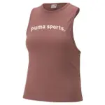 【PUMA】上衣 女 無袖背心 運動 棗紅(62249349)